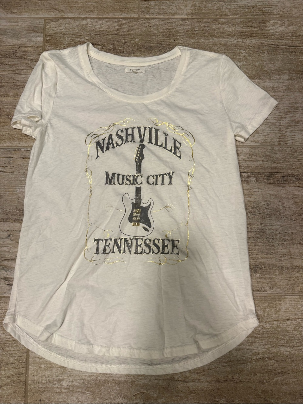Maurices White Nashville Music City Tennessee Graphic Tee